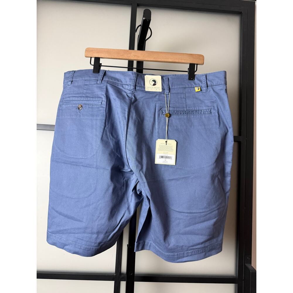 NWT Duck Head 9" Gold School Chino Short in Lake Blue Size 40